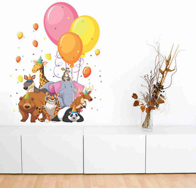 Stickerberry 50 cm Cartoon Wall Stickers For Kids Room 50 CM X 70 CM Self Adhesive Sticker(Pack of 1)