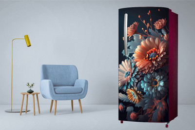 Anita Enterprises Vinyl Floral & Botanical Multicolor Wallpaper(L x W: 120 cm x 120 cm)