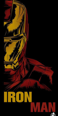 swaroopa 16.5 inch Iron man sticker Self Adhesive Sticker(Pack of 1)