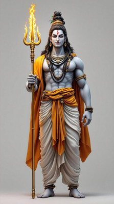 swaroopa 16.5 inch Shri ram A3 size non tearable sticker Self Adhesive Sticker(Pack of 1)