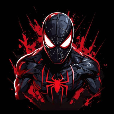 swaroopa 16.5 inch Spiderman Sticker Self Adhesive Sticker(Pack of 1)