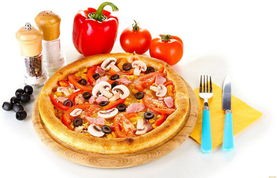 stylishdecor 75 cm M...newvariationpizza Self Adhesive Sticker(Pack of 1)
