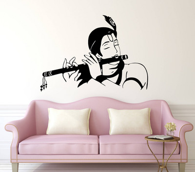 Wallzone 80 cm KRISHNA Removable Sticker(Pack of 1)
