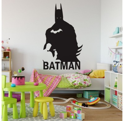 amazinghub 60 cm BATMAN SUPER HERO WALL STICKER Self Adhesive Sticker(Pack of 1)