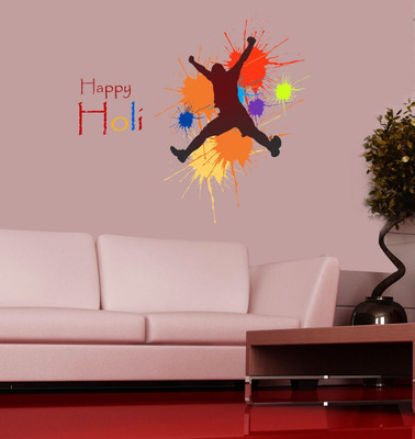 walkart 2.54 cm colourful Removable Sticker(Pack of 1)