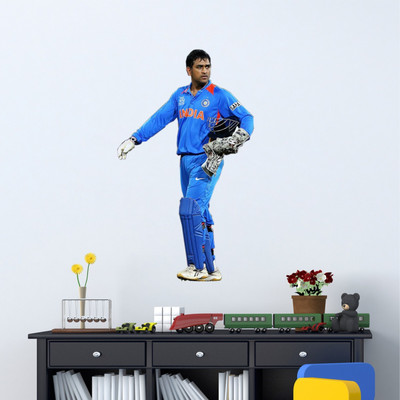 Epithet Studio 40 cm ms dhoni (40cm x 68cm )DD492Wall Sticker ASD Self Adhesive Sticker(Pack of 1)