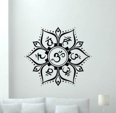 SnappyVinyl 62 cm 7 Chakra Wal Self Adhesive Sticker(Pack of 1)