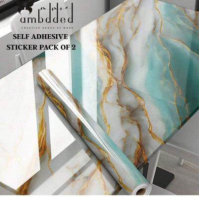 ambdded 200 cm AMB-STICKER-85-PACKOF-2 Self Adhesive Sticker(Pack of 2)