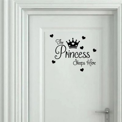 SnappyVinyl 57 cm PRINCESS , Wall Sticker PVC Vinyl Self Adhesive Sticker(Pack of 1)