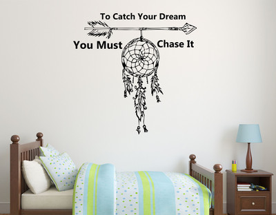 Wallzone 85 cm Dream Catcher Removable Sticker(Pack of 1)