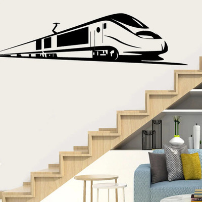 Xskin 20 cm Bullet Train, Wall Stickers Home Decor Waterproof Wall Decals Self Adhesive Sticker(Pack of 1)
