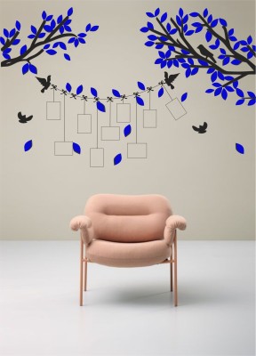 Epithet Studio 56 cm Photo Fram With beautiful tree Branch Wall StickerWall Sticker ASD Self Adhesive Sticker(Pack of 1)