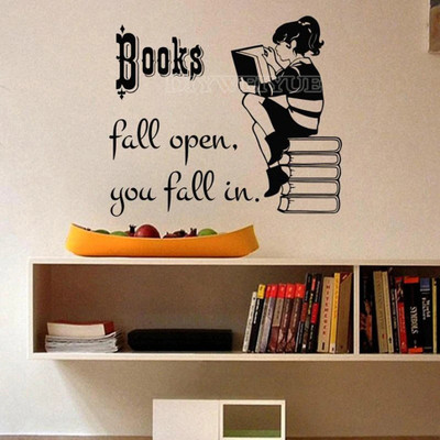 SnappyVinyl 42 cm Reading books Self Adhesive Sticker(Pack of 1)