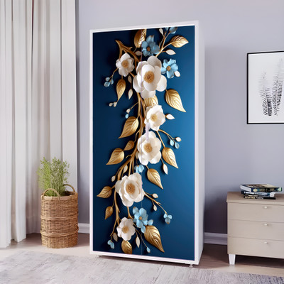 Durga Quality Creation 200 cm Almirah Sticker & Door Stickers Wallpaper Big Size Wardrobe Sticker Self Adhesive Sticker(Pack of 1)