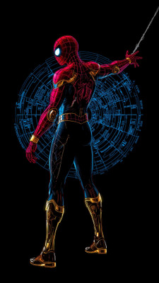 swaroopa 16.5 inch Spiderman Sticker Self Adhesive Sticker(Pack of 1)