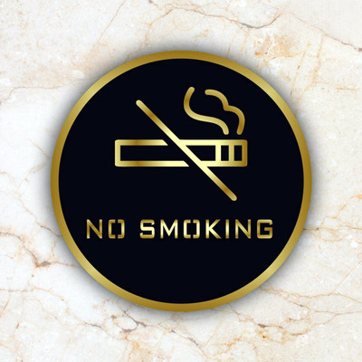 Paper Wings NO SMOKING Emergency Sign(Reflective Sign)