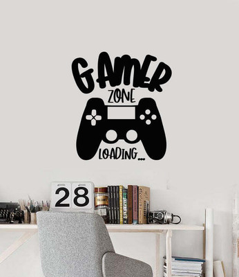 SnappyVinyl 36 cm Game Zone Loading Video Ga Easy to apply Wall Sticker Self Adhesive Sticker(Pack of 1)