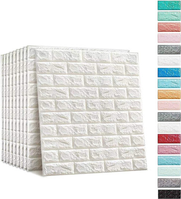 Flipkart SmartBuy 77 cm 3D Brick Wallpaper For Wall Self Adhesive Sticker(Pack of 1)