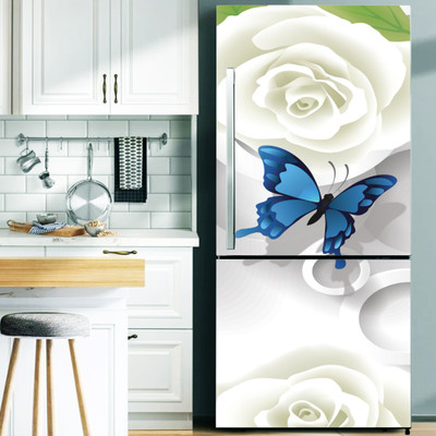 Bnezz 160 cm F-WhiteGulab Self Adhesive Sticker(Pack of 1)