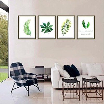 JAAMSO ROYALS 50 cm Plant photo frame decorative wall stickers (50CM x 70CM) Self Adhesive Sticker(Pack of 1)