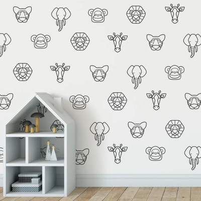 SnappyVinyl 7 cm 20PC Self Adhesive Sticker(Pack of 1)