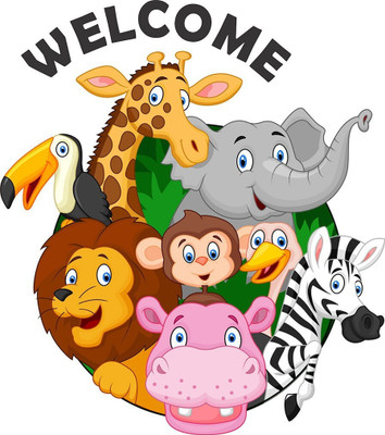 WALLARSH 55 cm Welcome Removable Sticker(Pack of 1)