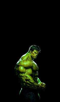 swaroopa 16.5 inch Hulk Sticker Self Adhesive Sticker(Pack of 1)