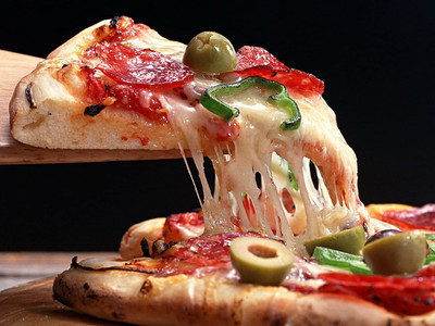 stylishdecor 65 cm m...multipizzacheese Self Adhesive Sticker(Pack of 1)