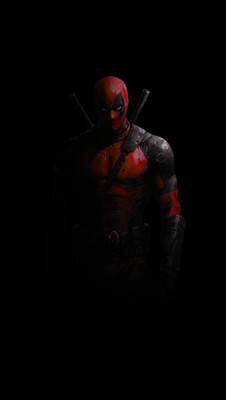 swaroopa 16.5 inch Deadpool Sticker Self Adhesive Sticker(Pack of 1)