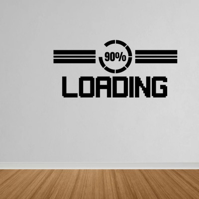 SnappyVinyl 26 cm Loading , Wall Sticker PVC Vinyl Self Adhesive Sticker(Pack of 1)