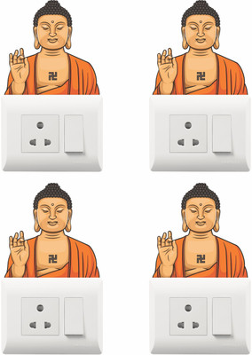 SR ENTERPRISE 26 cm Swicth Board Stickers Size - 12cm x 12cm Self Adhesive Sticker(Pack of 1)