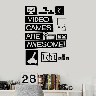 Xskin 31 cm Game Vinyl , Wall Sticker PVC Vinyl Self Adhesive Sticker(Pack of 1)