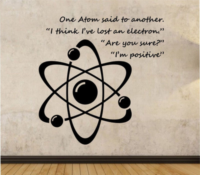 marvellous 60 cm m_oneatomsaidto Self Adhesive Sticker(Pack of 1)