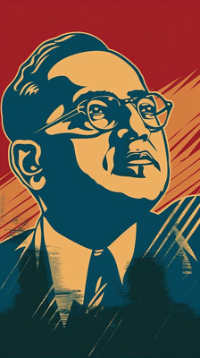 Khetal 16.5 inch dr babasaheb ambedkar A3 size non tearable sticker Self Adhesive Sticker(Pack of 1)