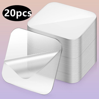 Eanyvux 6 cm DoubleFace Adhesive Sticker 6cm x 6cm · 20 pcs pack Double-sided Sticker(Pack of 20)