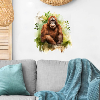 SoFFXia 18 inch Trendy Forests Tree Wall Sticker For Home, Office Decoration EDWS_19029 Self Adhesive Sticker(Pack of 1)