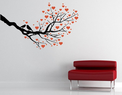 VCREATE DECOR 58 cm Tree Wall Sticker & Decal Self Adhesive Sticker(Pack of 1)