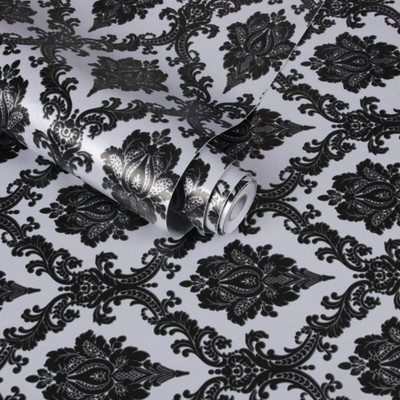 NuWallpaper Vinyl Abstract Brown Wallpaper(L x W: 250 cm x 45 cm)