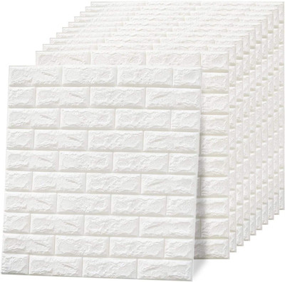Flipkart SmartBuy Architecture White Wallpaper(77 cm x 70 cm, Pack of 7)