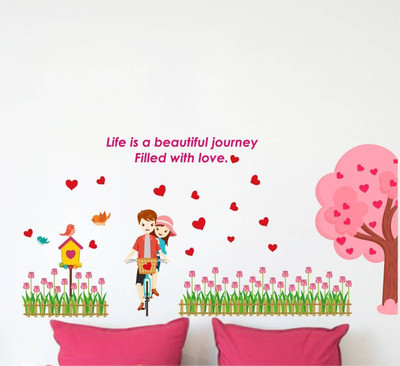 ZEN TREK 45 cm Trendy Decorative Sticker for Wall, Laptop, Bike, Car, Mobile & Multipurpose Use Self Adhesive Sticker(Pack of 1)