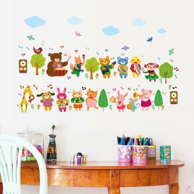 JAAMSO ROYALS 80 cm Kids Nursery Cartoon Wall sticker Removable Sticker(Pack of 1)