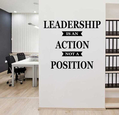 Xskin 75 cm Leadership Motivational Self Adhesive Sticker(Pack of 1)
