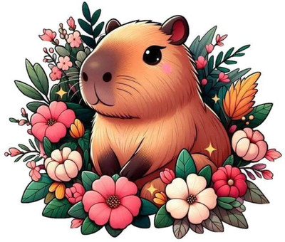 stixly 45 cm NEW2025_Decorative Sticker for Living Room 713 Self Adhesive Sticker(Pack of 1)