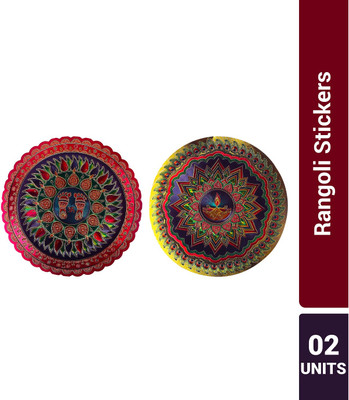 Flipkart SmartBuy 20 cm Rangoli Stickers Double-sided Sticker(Pack of 2)