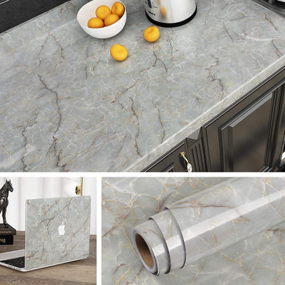 DUDHAT EXPORT Abstract Grey Wallpaper(200 cm x 60 cm)