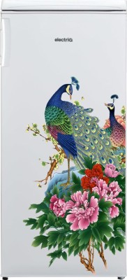 ArtsCafe 40 cm Beautiful Peacock Design Fridge Sticker (78*40 cm) Self Adhesive Sticker(Pack of 1)