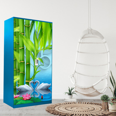WallDaddy 213 cm WDST-SwanWaterLove Self Adhesive Sticker(Pack of 1)