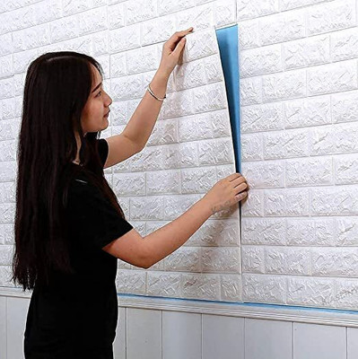Heen Fab Abstract White Wallpaper(77 cm x 70 cm)