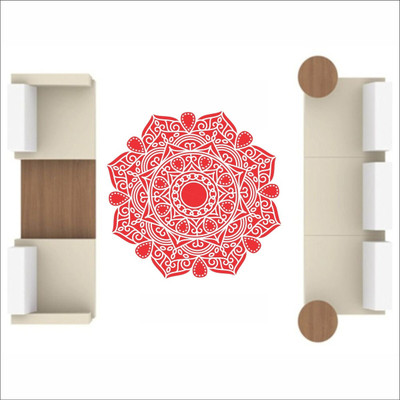 SR ENTERPRISE 30 cm Diwali Rangoli Sticker Self Adhesive Sticker(Pack of 1)