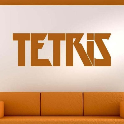 Xskin 59 cm Tetris Game Logo Self Adhesive Sticker(Pack of 1)